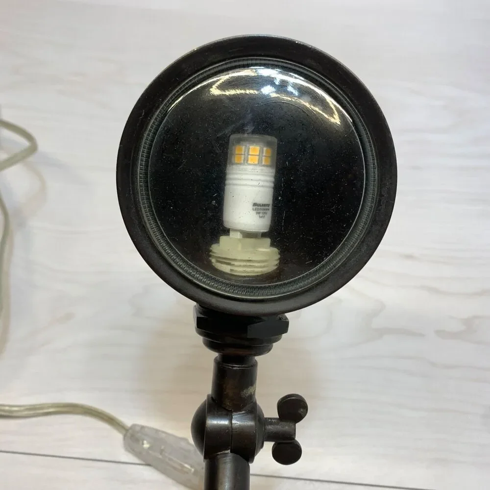 Pottery Barn Metal Adjustable Desk Task Table Black Industrial Lamp